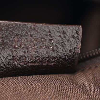 Gucci Monogram Hobo Dark Brown 7 of 11