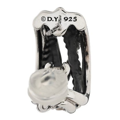David Yurman Sterling Silver Crossover Shrimp Earrings 4 of 4