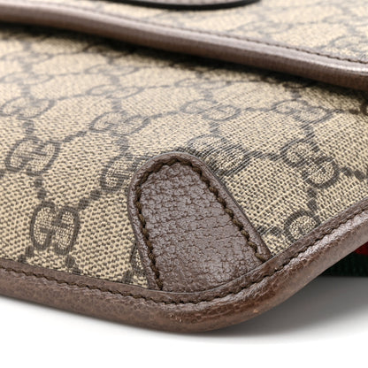 Gucci GG Supreme Monogram Neo Vintage Web Belt Bag Brown 9 of 15