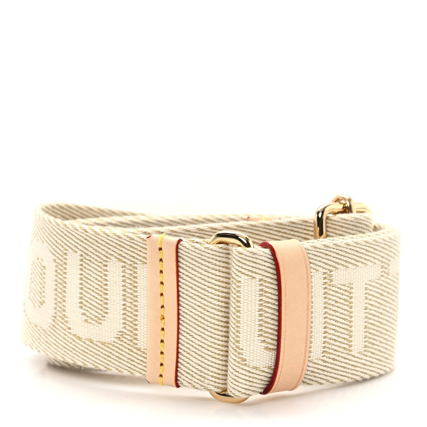 Jacquard High Rise Shoulder Strap Beige