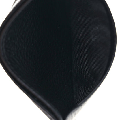 Prada Vitello Grain Metal Card Holder Black 5 of 7