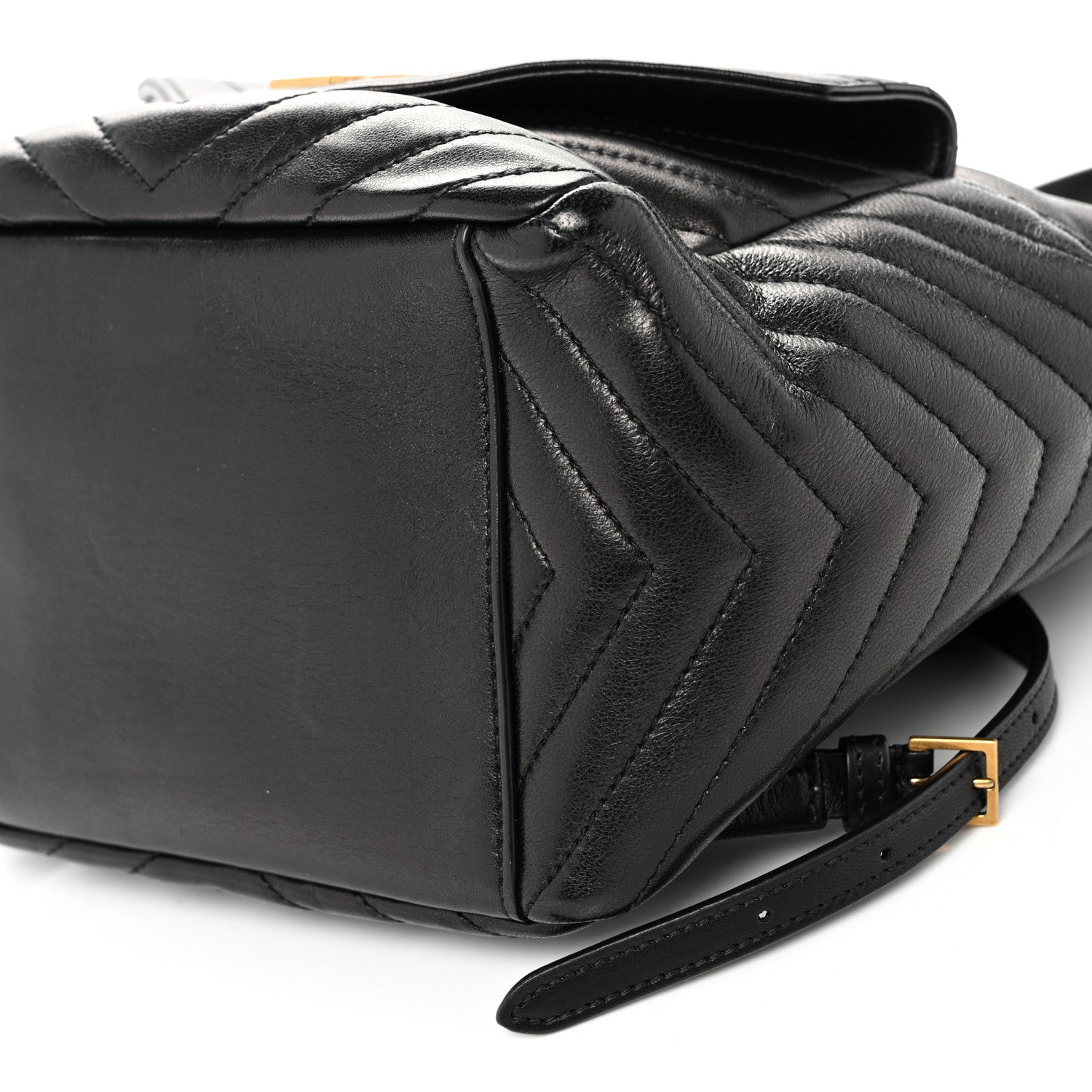 Saint Laurent Lambskin Matelasse Monogram Joe Backpack Black 10 of 10