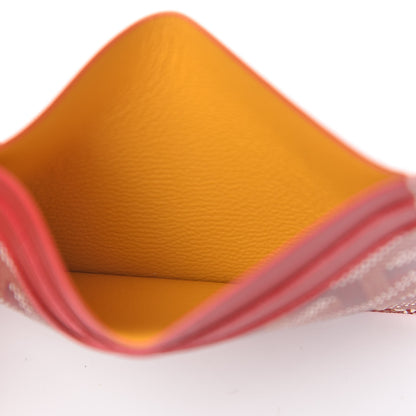 Goyard Goyardine Saint Sulpice Card Holder Red 5 of 6