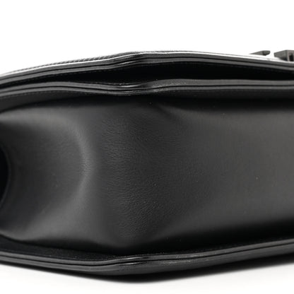 Chanel Calfskin Quilted Medium Boy Flap So Black 8 of 10