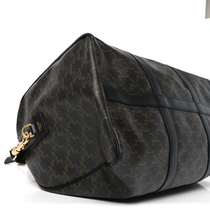 Celine Triomphe Canvas Medium Voyage Duffle Black 7 of 8