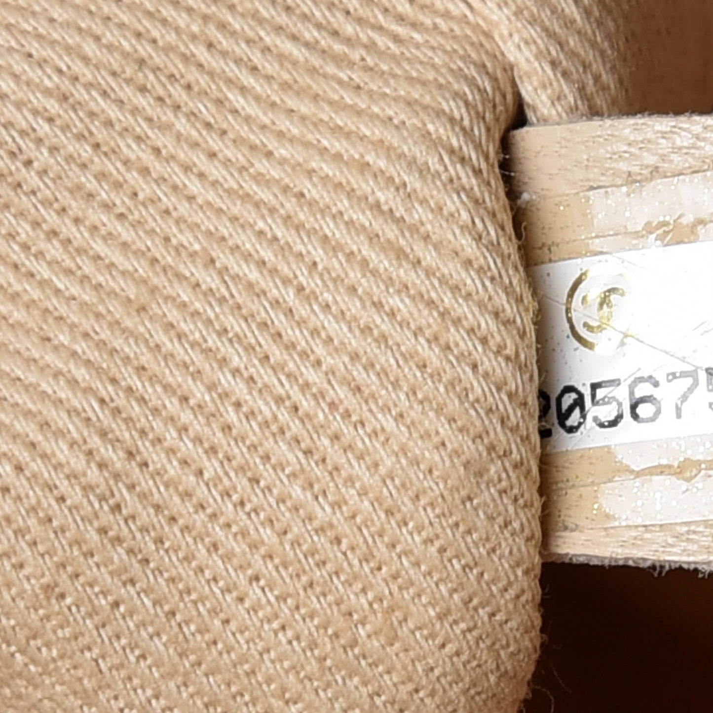 Metallic Calfskin Perforated Up In The Air Tote Gold