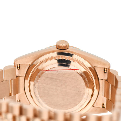 Rolex 18K Everose Gold Diamond 36mm Oyster Perpetual Day-Date President Watch Rose 118235 4 of 4