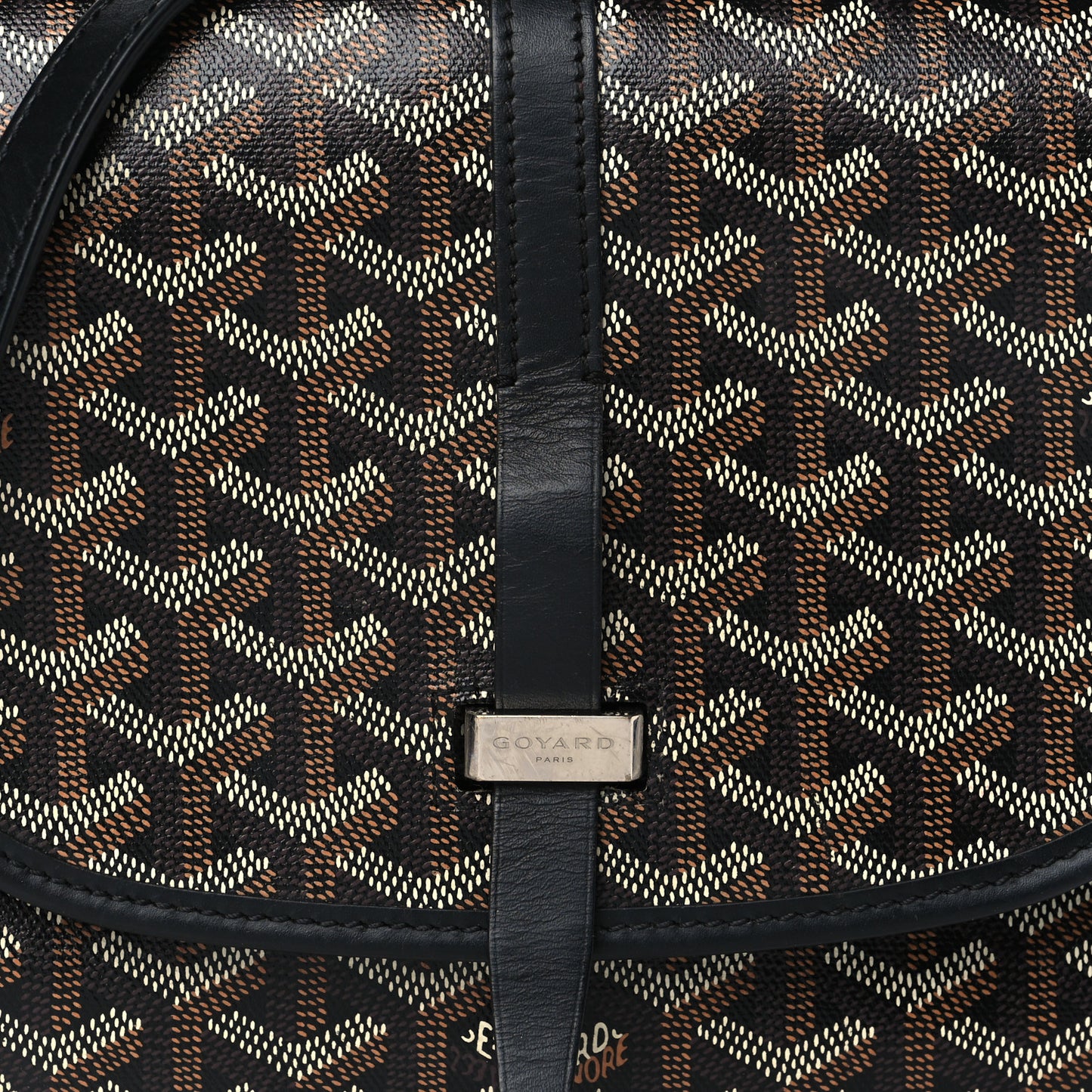 Goyardine Belvedere II PM Messenger Bag Black
