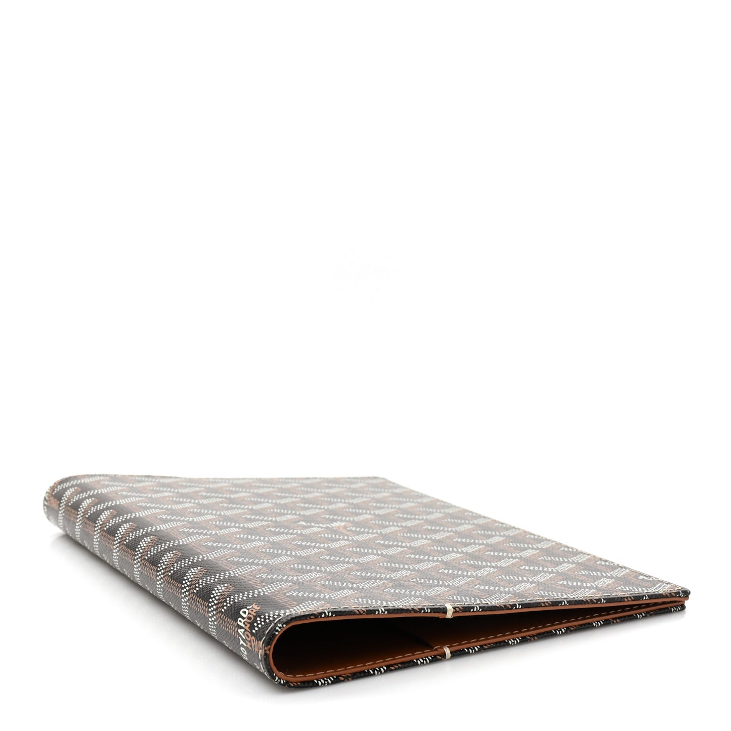 Goyardine Agenda Cover Black Gold