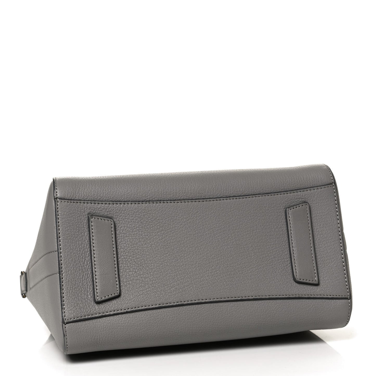 Sugar Goatskin Small Antigona Pearl Grey