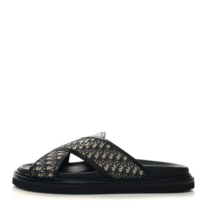 Christian Dior Oblique Mens Aqua Sandal 41 Blue 1 of 10