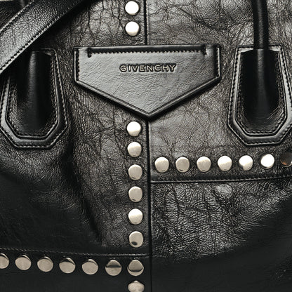 Givenchy Smooth Calfskin Medium Studded Soft Antigona Black 7 of 10