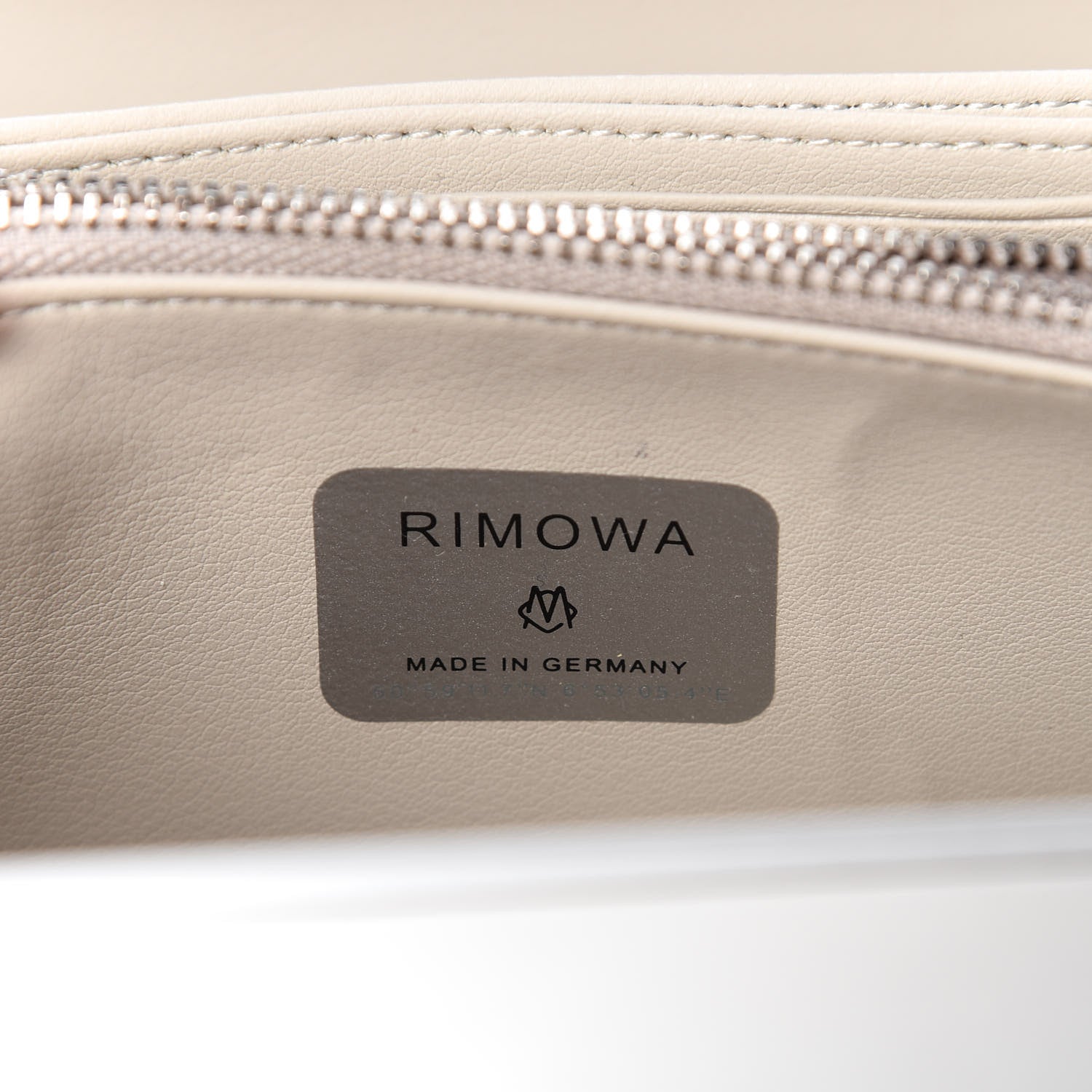 Christian Dior X RIMOWA Aluminum Personal Clutch On Strap Silver 9 of 11