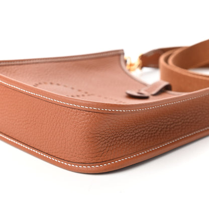 Hermes Taurillon Clemence Evelyne TPM Gold 7 of 12