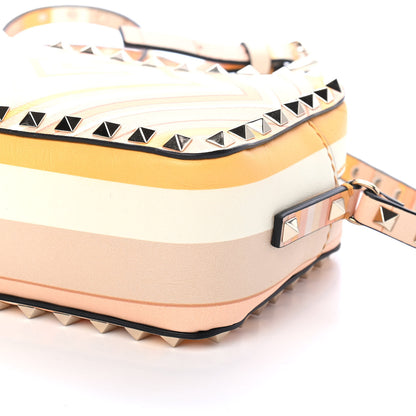 Valentino Garavani Vitello Native Couture 1975 Rockstud Camera Crossbody Bag Orange Multicolor 9 of 9