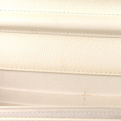 Chanel Caviar Quilted Wallet On Chain WOC White 14 of 20