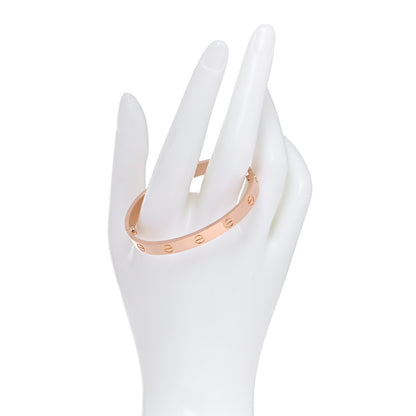 Cartier 18K Pink Gold LOVE Bracelet 16 2 of 8