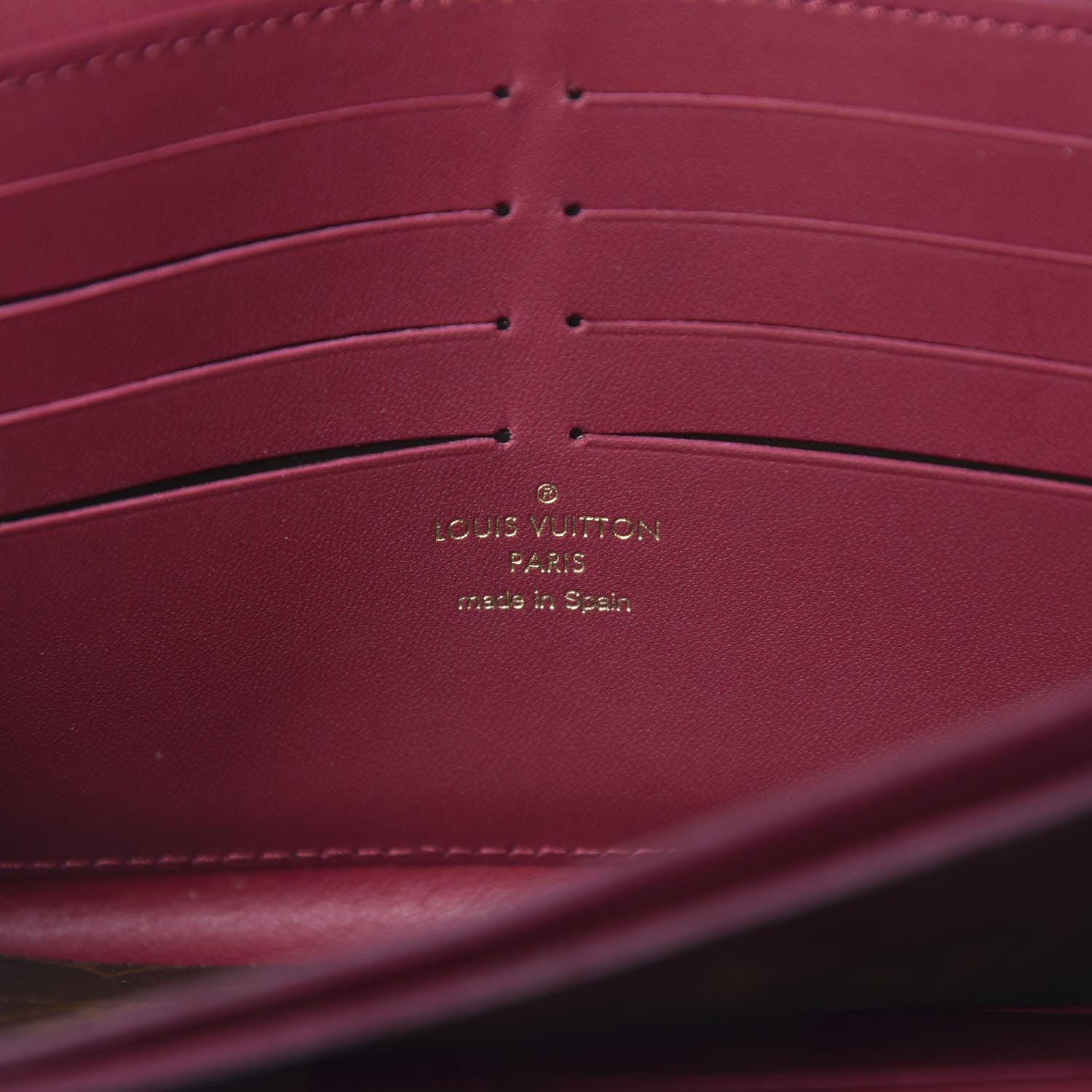 Louis Vuitton Monogram Flore Wallet Fuchsia 6 of 7