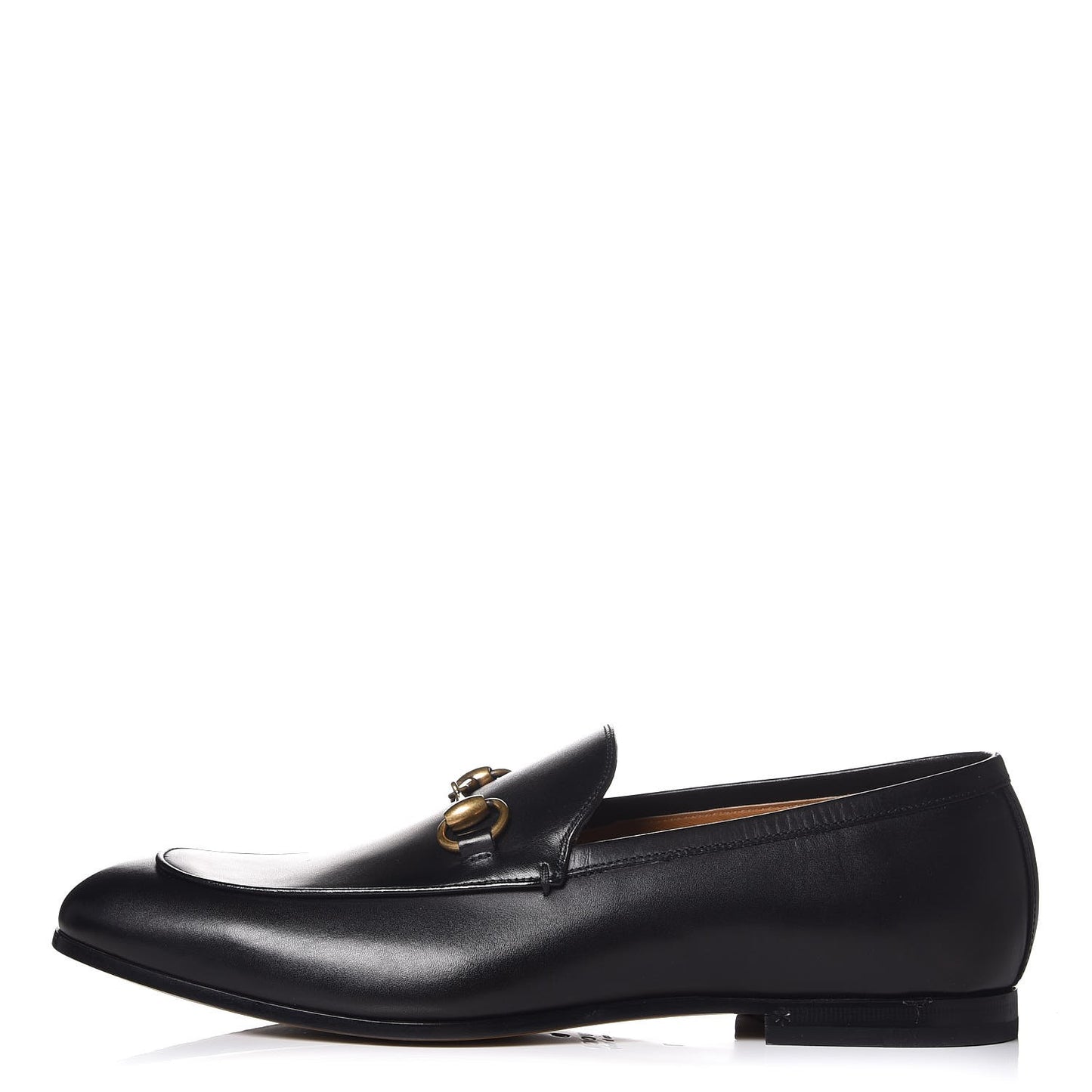 Calfskin Horsebit Mens Jordaan Loafers 7 Black