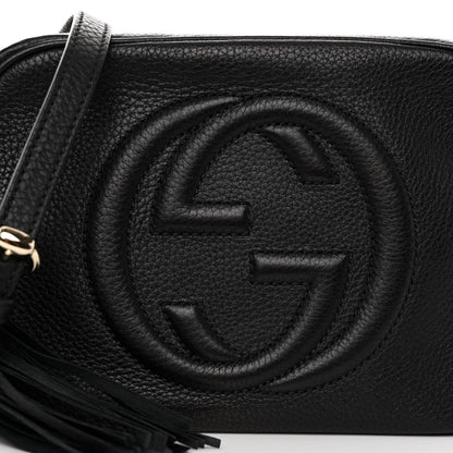 Gucci Pebbled Calfskin Small Soho Disco Bag Black 8 of 10