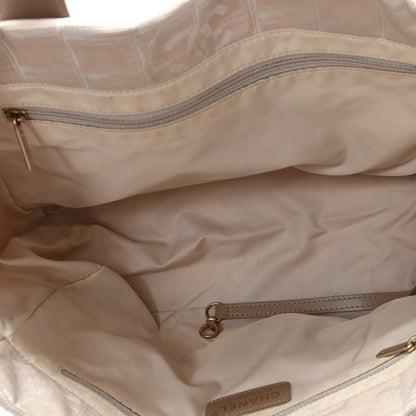 Chanel Nylon Small Travel Tote Beige 5 of 13