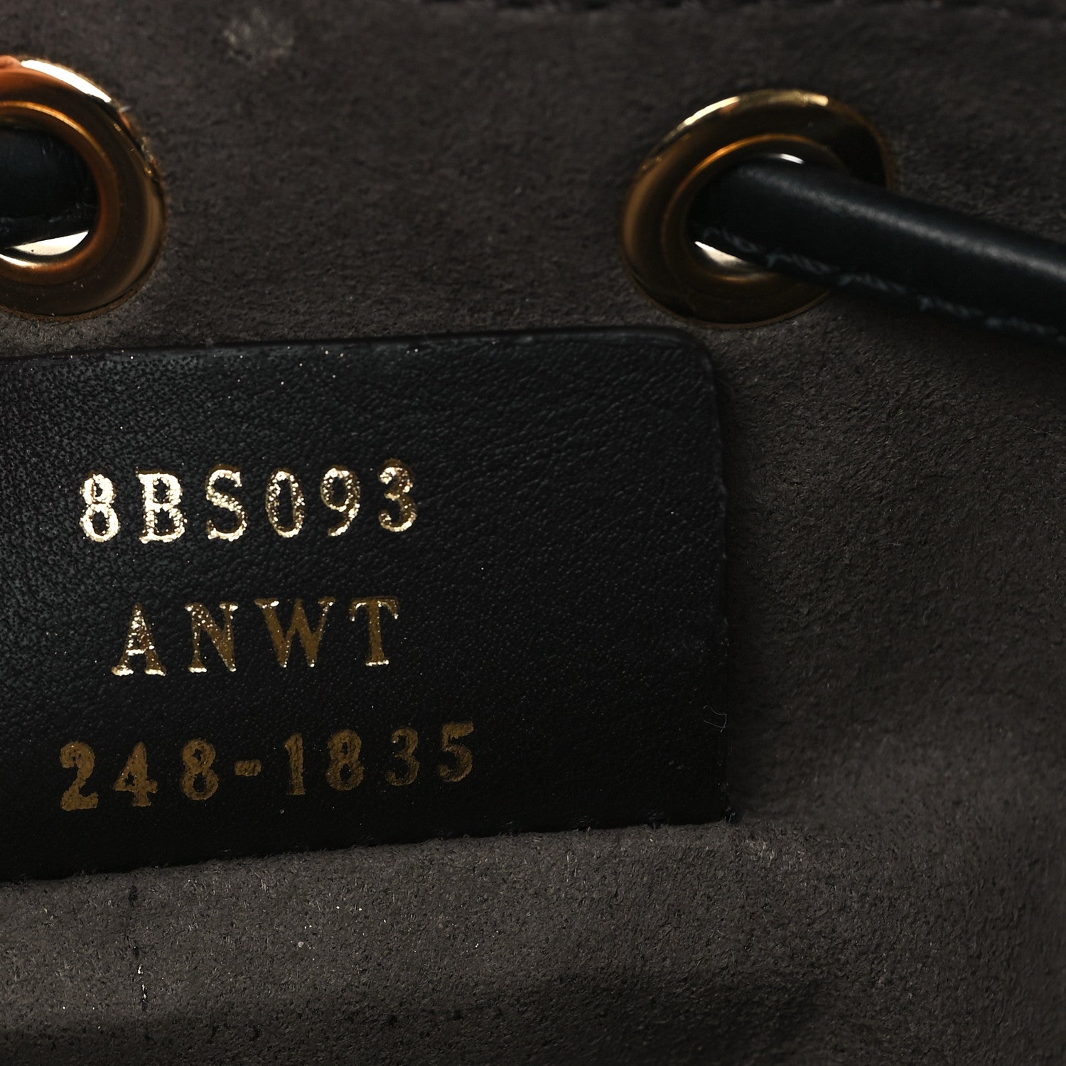 Fendi Vitello Liberty F is Fendi FF 1974 Embossed Mini Mon Tresor Bucket Bag Black 7 of 11