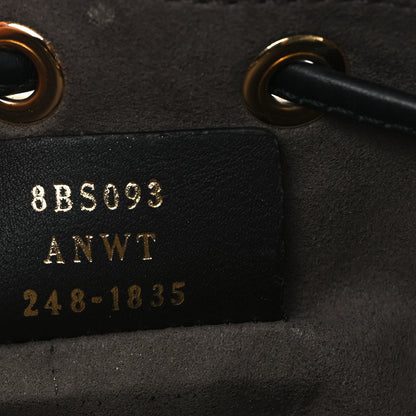 Fendi Vitello Liberty F is Fendi FF 1974 Embossed Mini Mon Tresor Bucket Bag Black 7 of 11