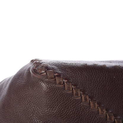 Bottega Veneta Washed Cervo Deerskin Loop Hobo Bag Ebano 10 of 13