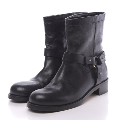 Jimmy Choo Calfskin Boots 39 Black 3 of 7