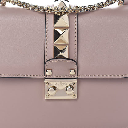 Valentino Garavani Vitello Small Glam Lock Rockstud Flap Poudre 8 of 12