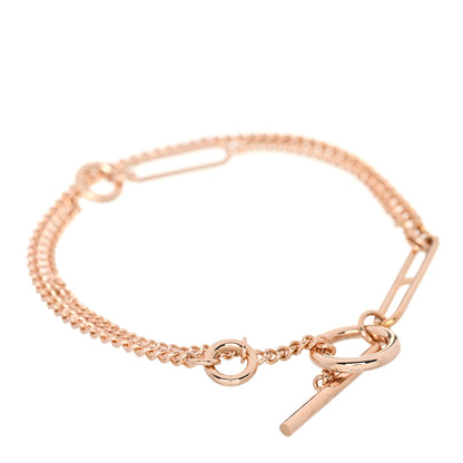 Hermes 18K Rose Gold Echappee Bracelet SH 2 of 4