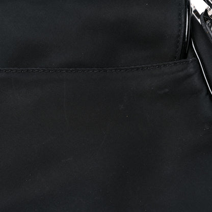 Christian Dior Canvas Patent Calfskin Saddle Bag Black 13 of 17