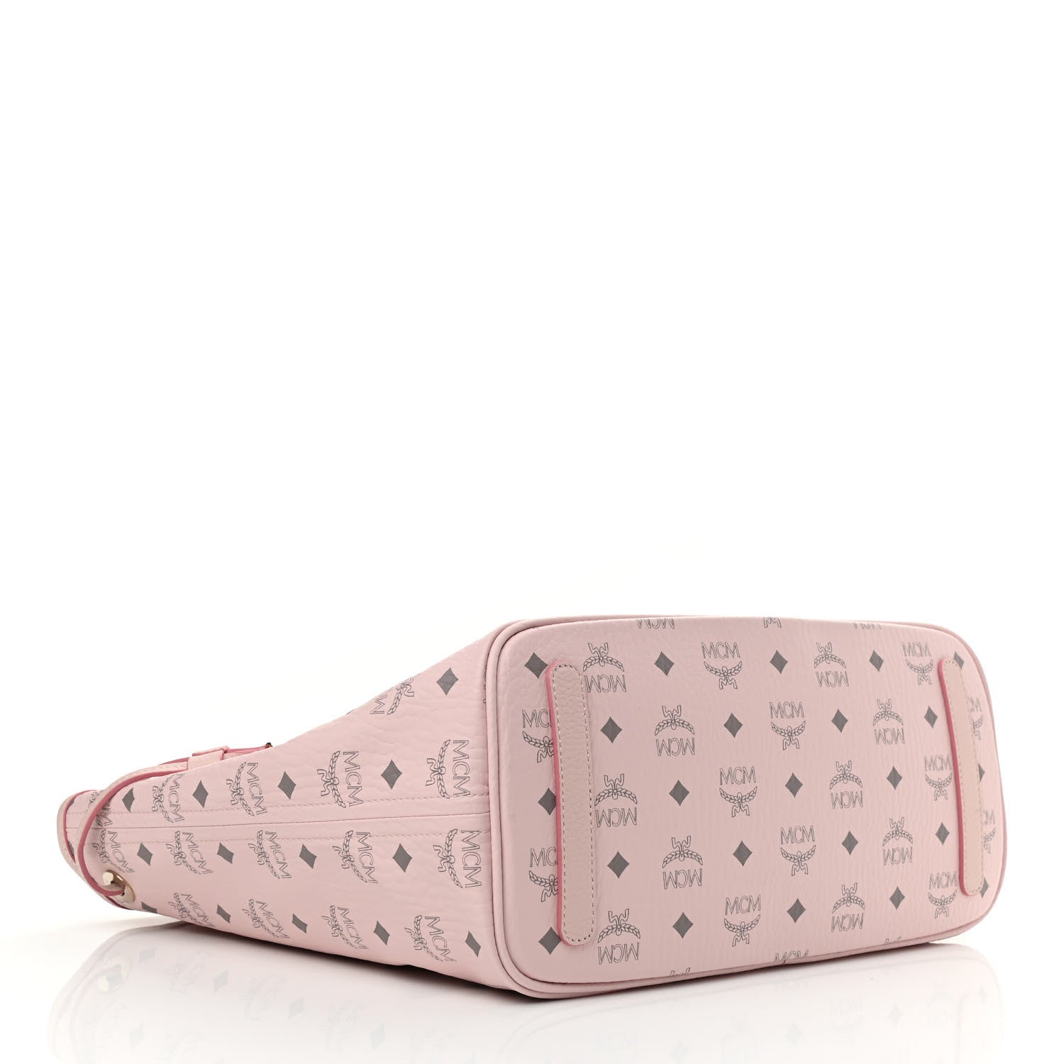 MCM Visetos Medium Liz Reversible Shopper Tote Powder Pink 5 of 11