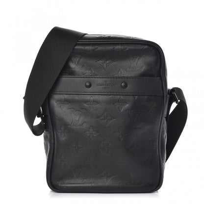 Louis Vuitton Calfskin Monogram Shadow Danube PM Black 1 of 10