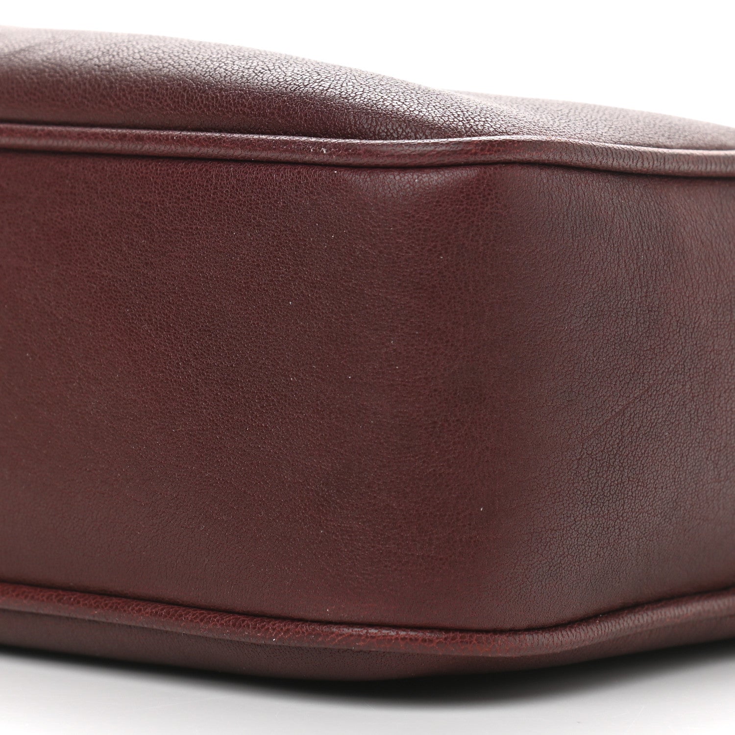 Saint Laurent Lambskin Monogram Lou Camera Bag Burgundy 6 of 14