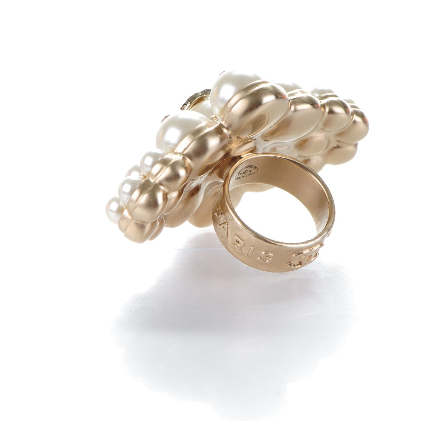 Pearl CC Ring 52 6 Gold