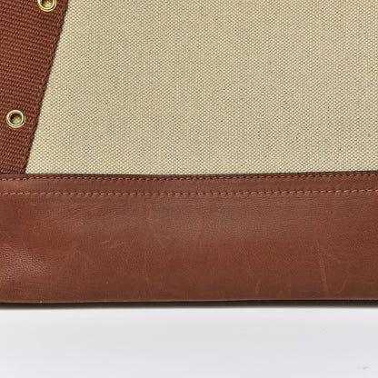 Christian Dior Canvas Calfskin Street Chic Tote Brown 7 of 20