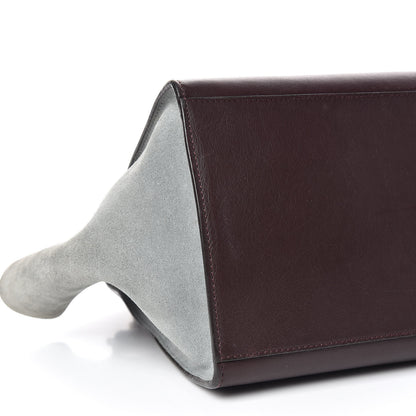 Celine Smooth Calfskin Suede Medium Tri-Color Trapeze Dark Grey 5 of 14