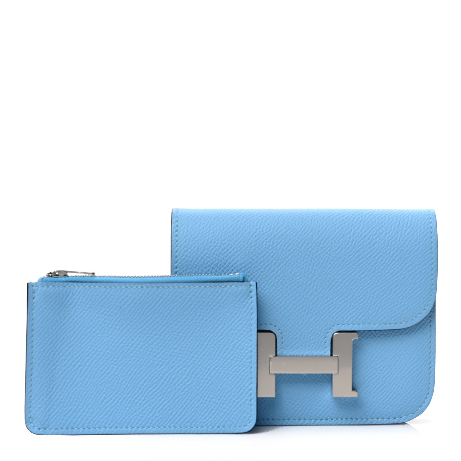Hermes Epsom Constance Slim Wallet Celeste 1 of 6