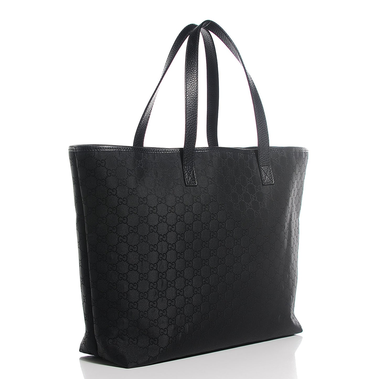 Nylon Monogram Large Tote Black