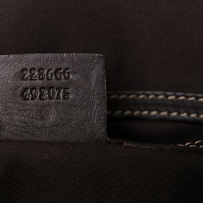 Gucci GG Plus Monogram Small Flap Messenger Bag Beige Dark Brown 7 of 11