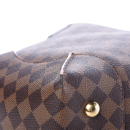 Louis Vuitton Damier Ebene Caissa Hobo Rose Ballerine 15 of 16