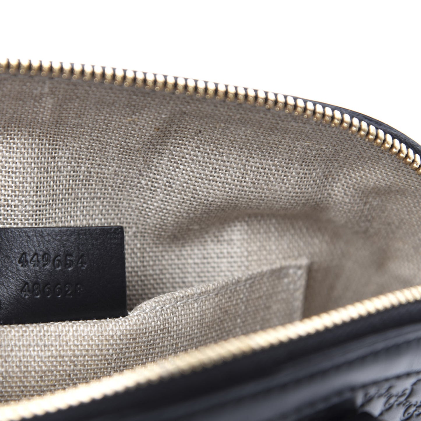 Microguccissima Mini Dome Bag Black