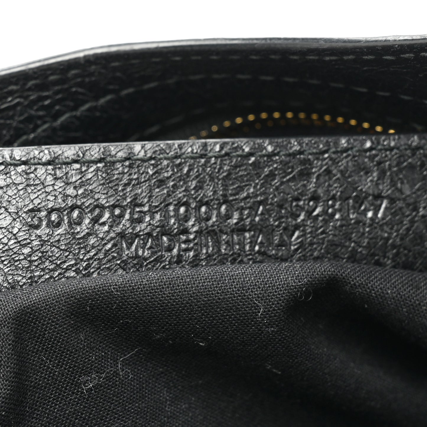 Agneau Classic Gold Hardware Mini City Black