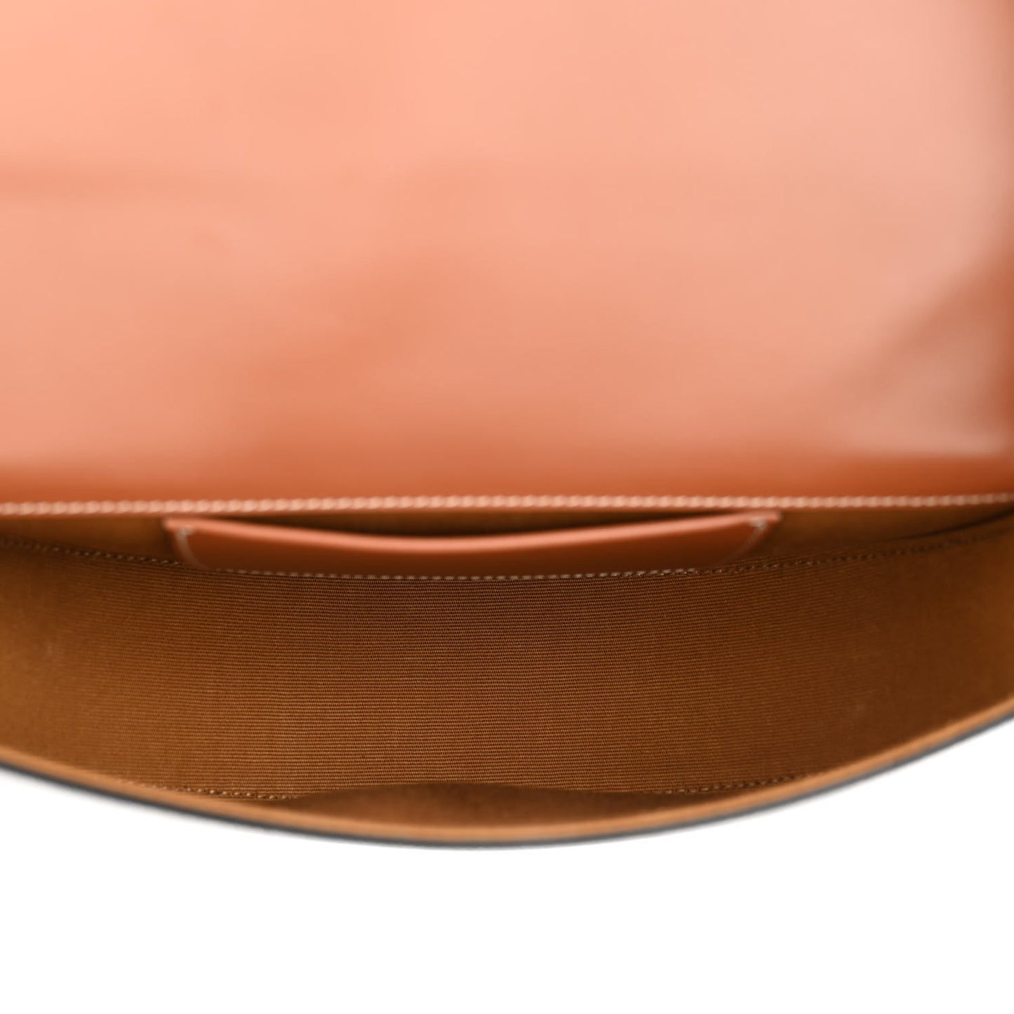 Calfskin Triomphe Canvas Besace Tan