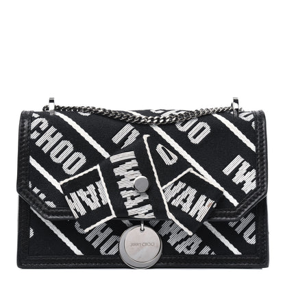 Jimmy Choo Nylon I Want Choo Logo Crossbody Bag Black 1 of 4