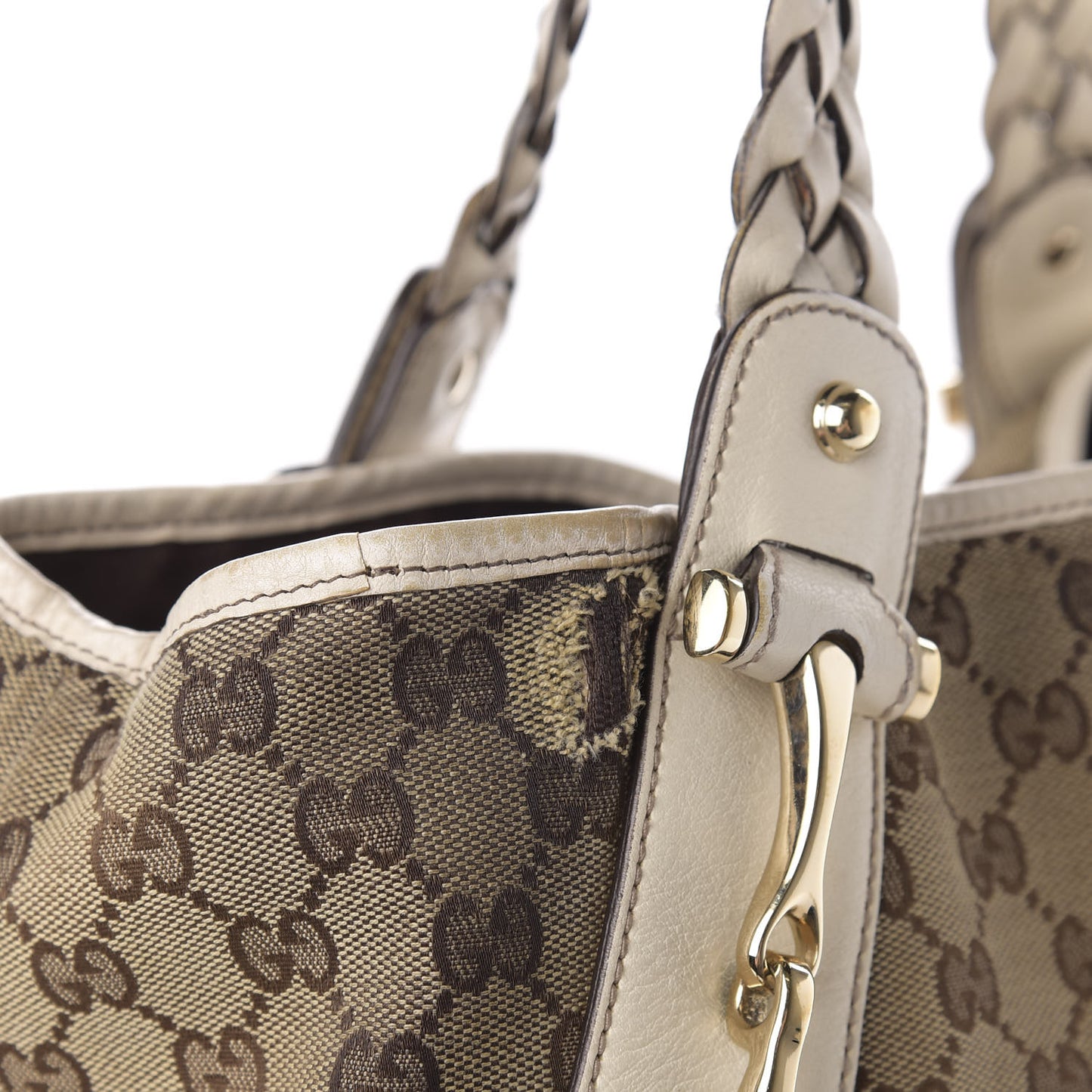 Monogram Medium Pelham Shoulder Bag Off White