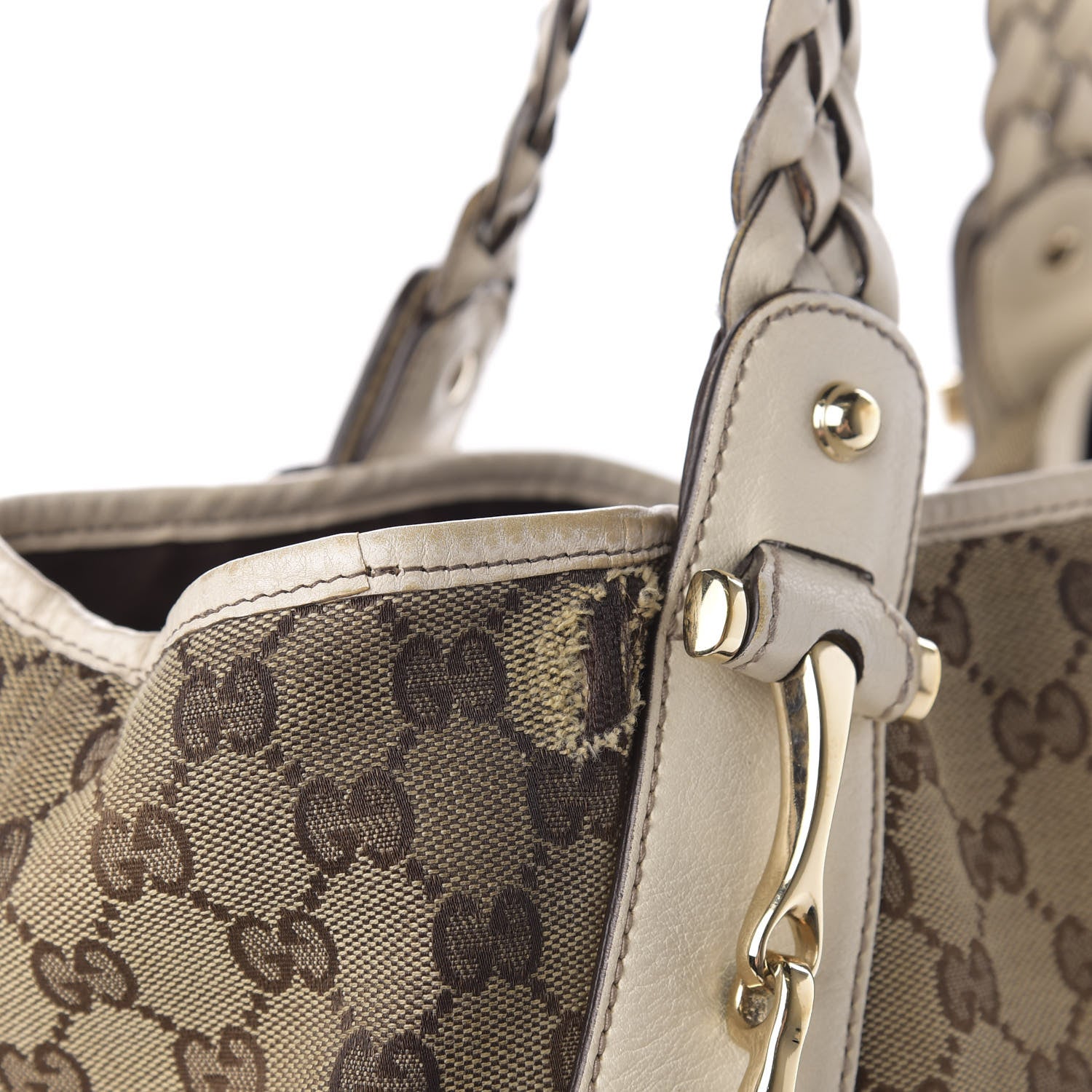 Gucci Monogram Medium Pelham Shoulder Bag Off White 11 of 12