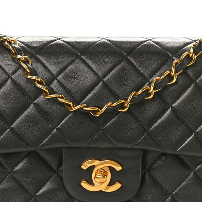 Chanel Lambskin Quilted Small Double Flap Black 8 of 11