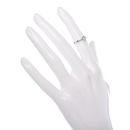 Cartier 18K White Gold Diamond D'Amour Heart Ring 47 4 2 of 7
